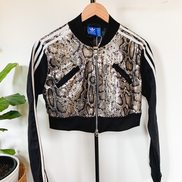 adidas sequin jacket